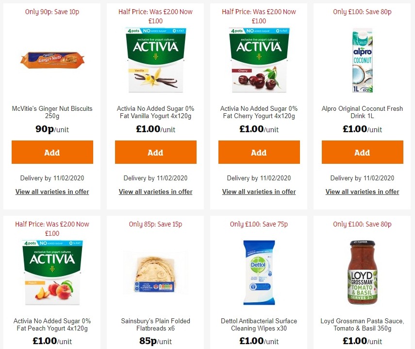 Sainsbury's Offers from 24 January