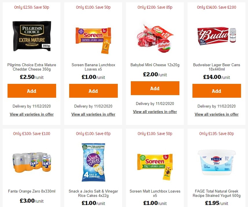 Sainsbury's Offers from 24 January