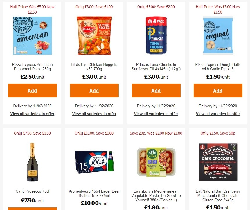 Sainsbury's Offers from 24 January