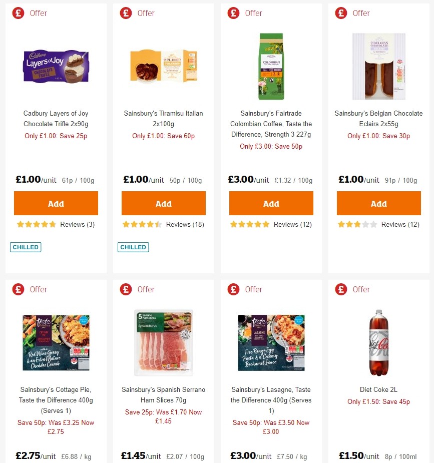 Sainsbury's Offers from 31 January