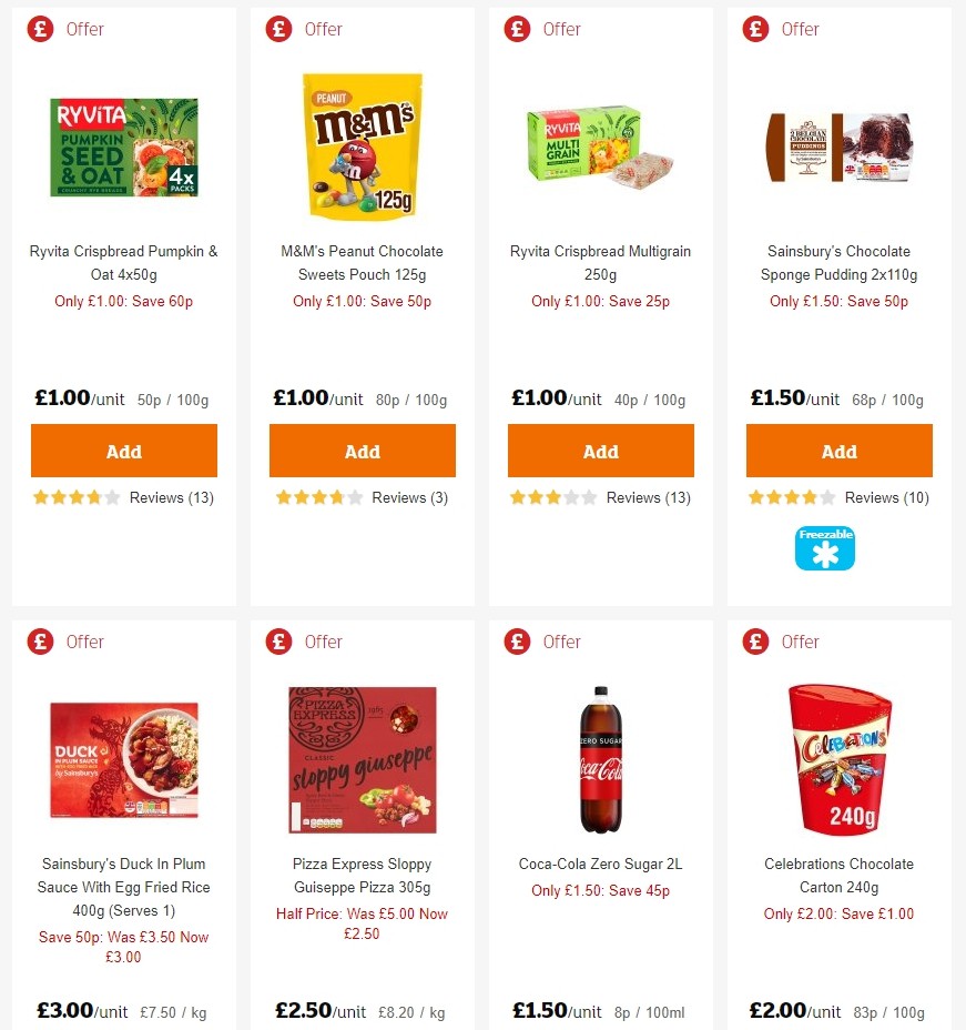 Sainsbury's Offers from 31 January