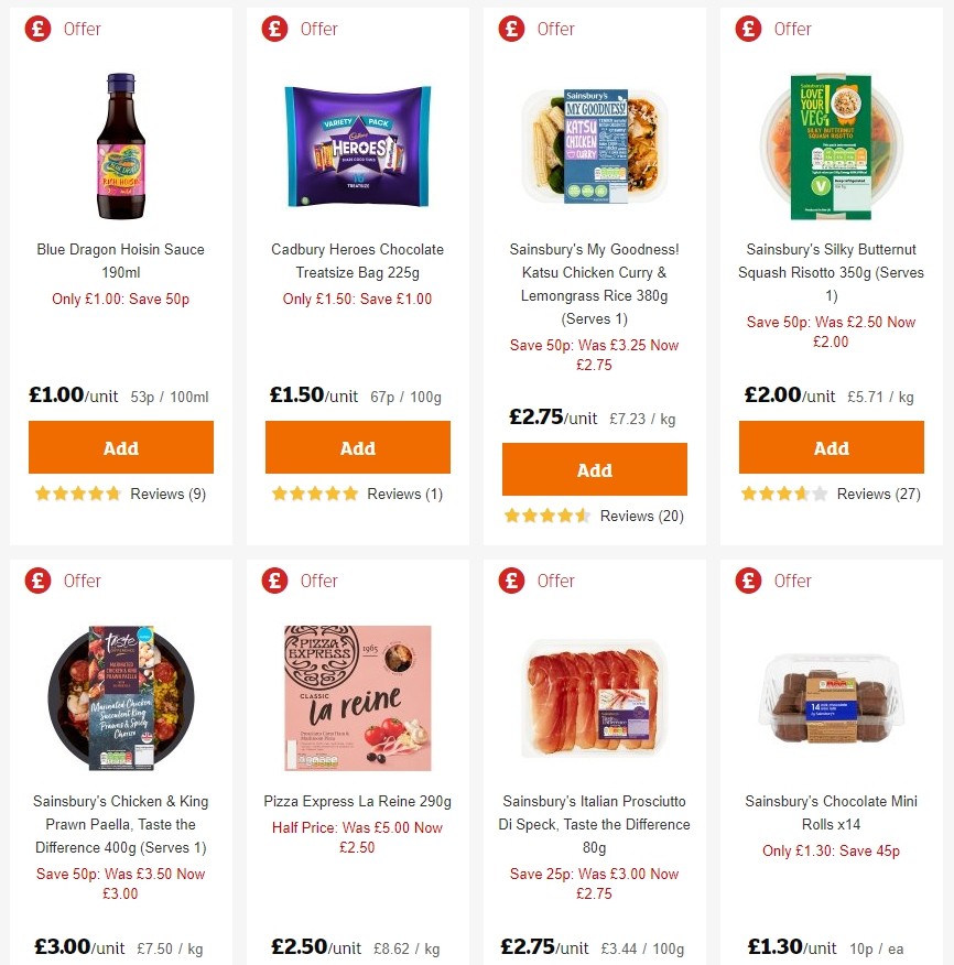 Sainsbury's Offers from 31 January