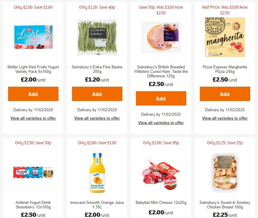 Sainsbury's Offers from 31 January