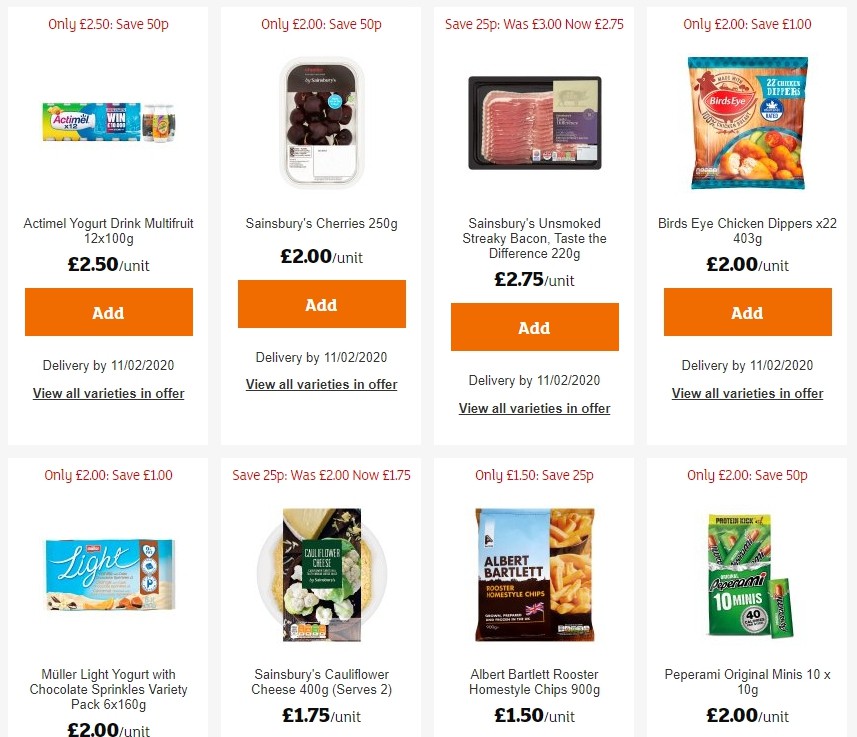 Sainsbury's Offers from 31 January