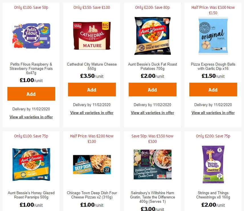 Sainsbury's Offers from 31 January