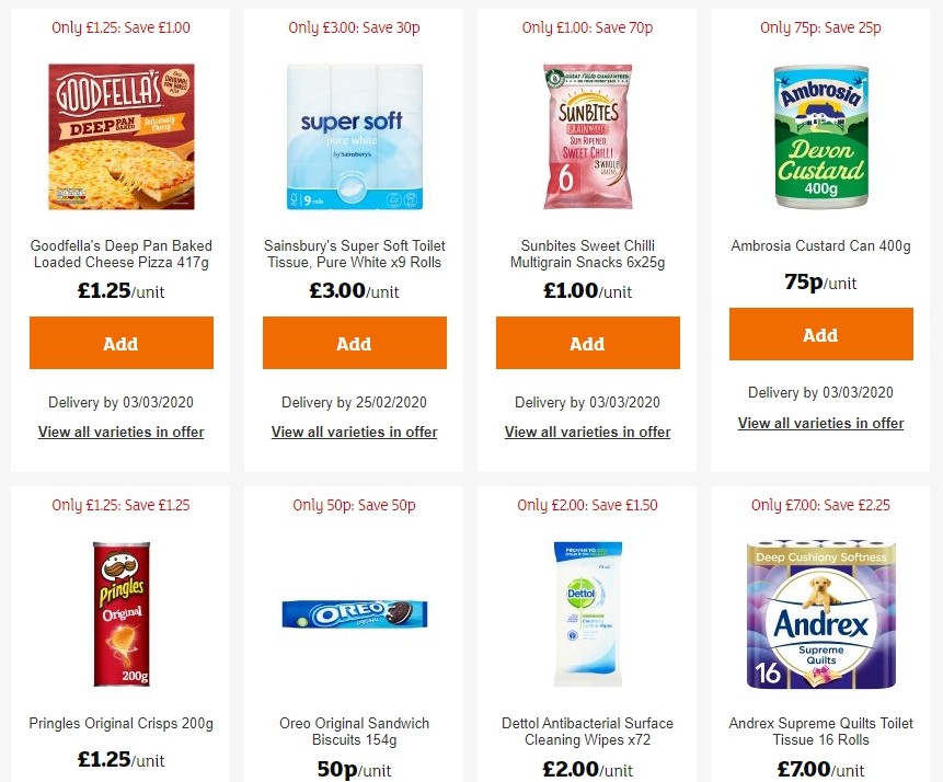 Sainsbury's Offers from 14 February