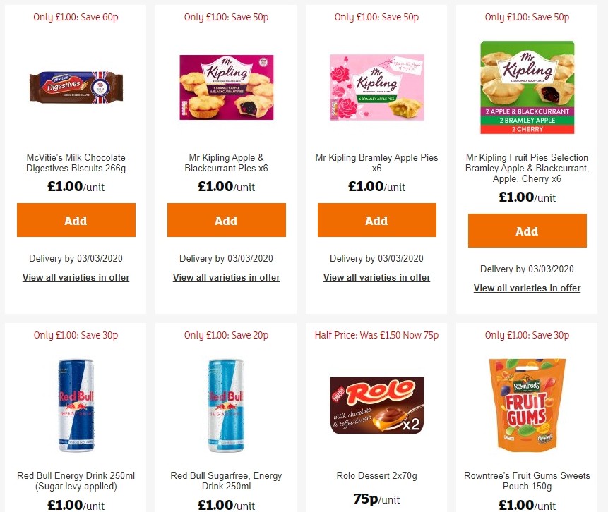 Sainsbury's Offers from 14 February