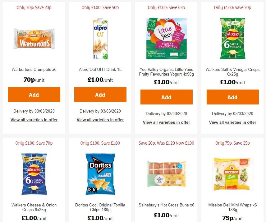 Sainsbury's Offers from 14 February