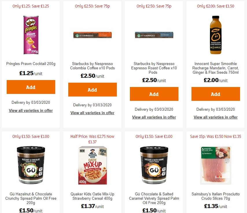 Sainsbury's Offers from 14 February