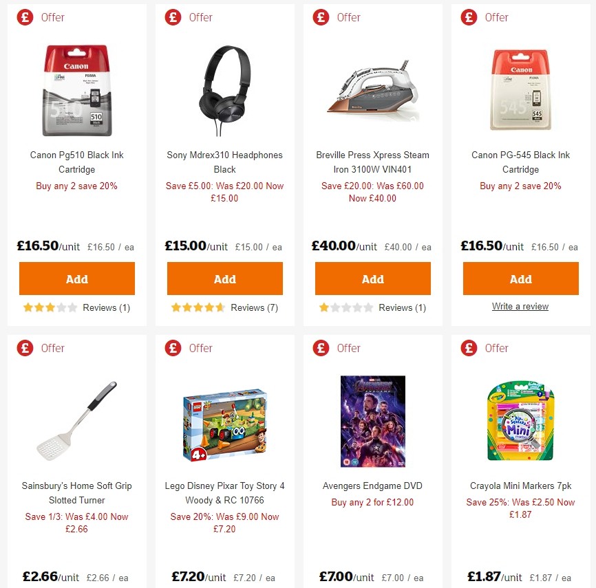 Sainsbury's Offers from 28 February