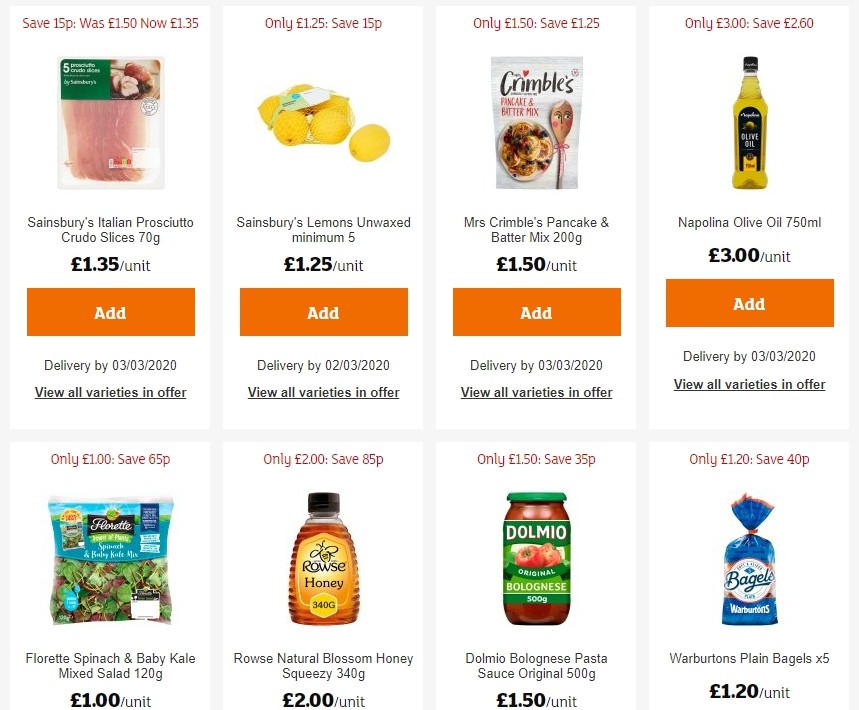 Sainsbury's Offers from 28 February