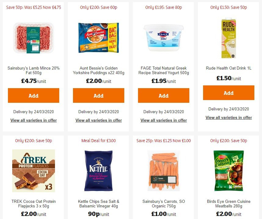 Sainsbury's Offers from 6 March