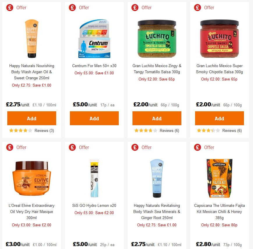 Sainsbury's Offers from 13 March