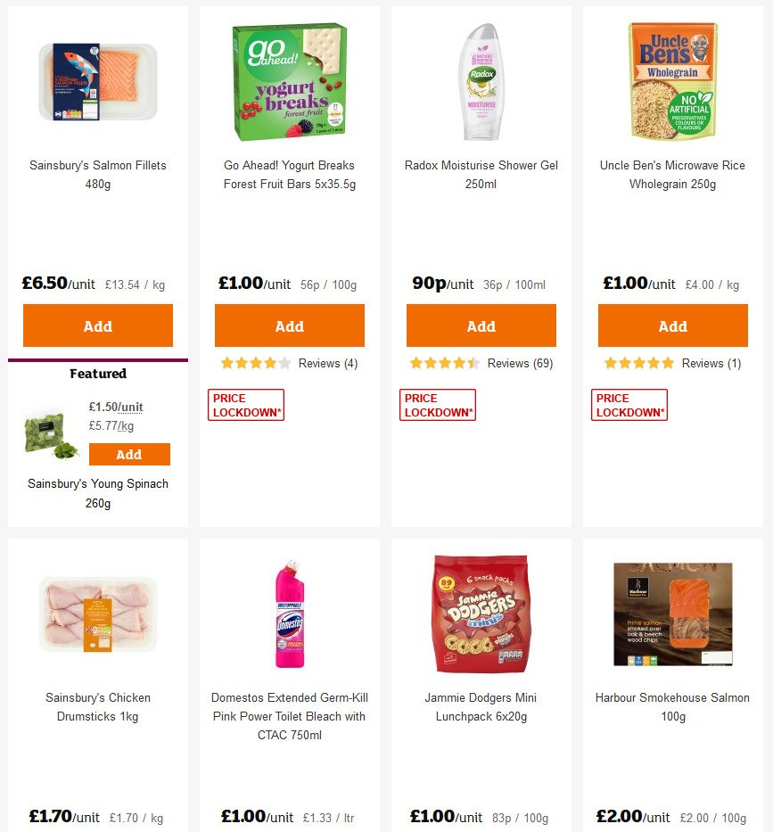 Sainsbury's Offers from 27 March