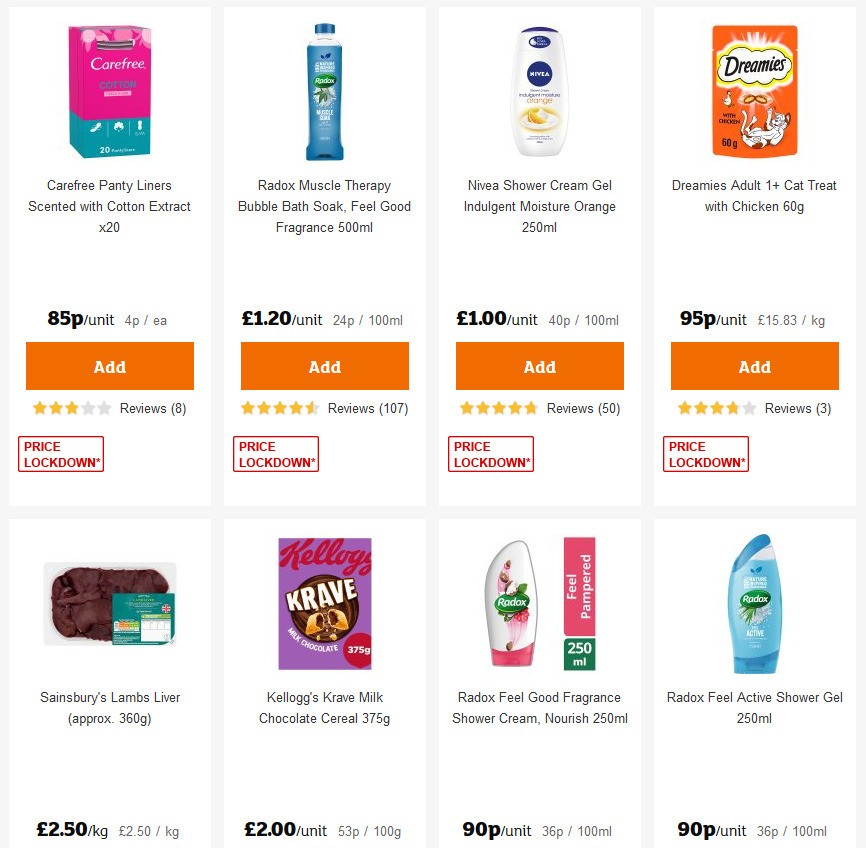 Sainsbury's Offers from 27 March