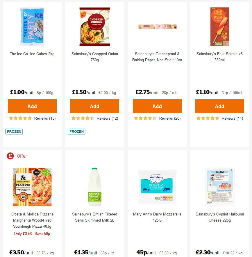 Sainsbury's Offers from 27 March