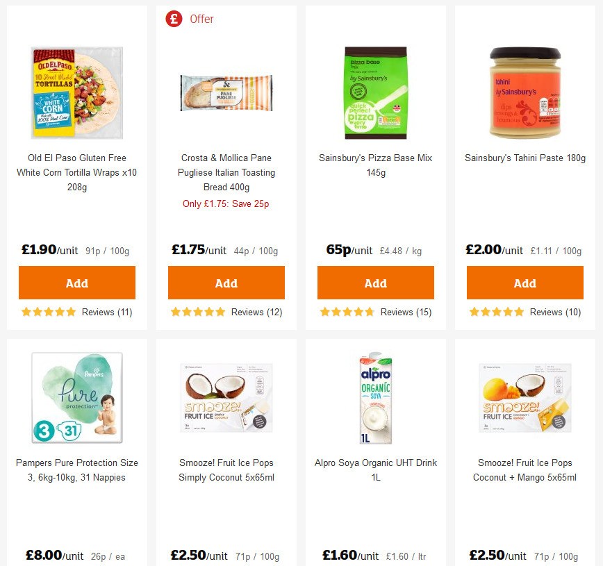 Sainsbury's Offers from 27 March