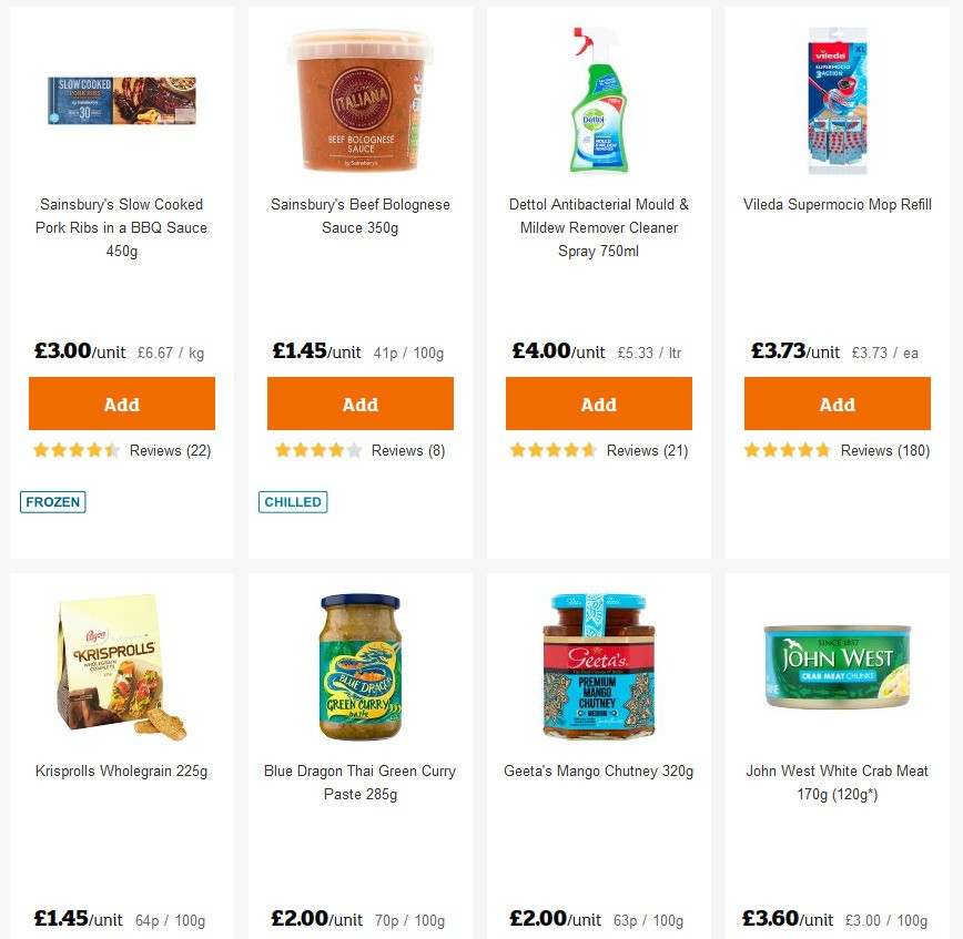 Sainsbury's Offers from 27 March