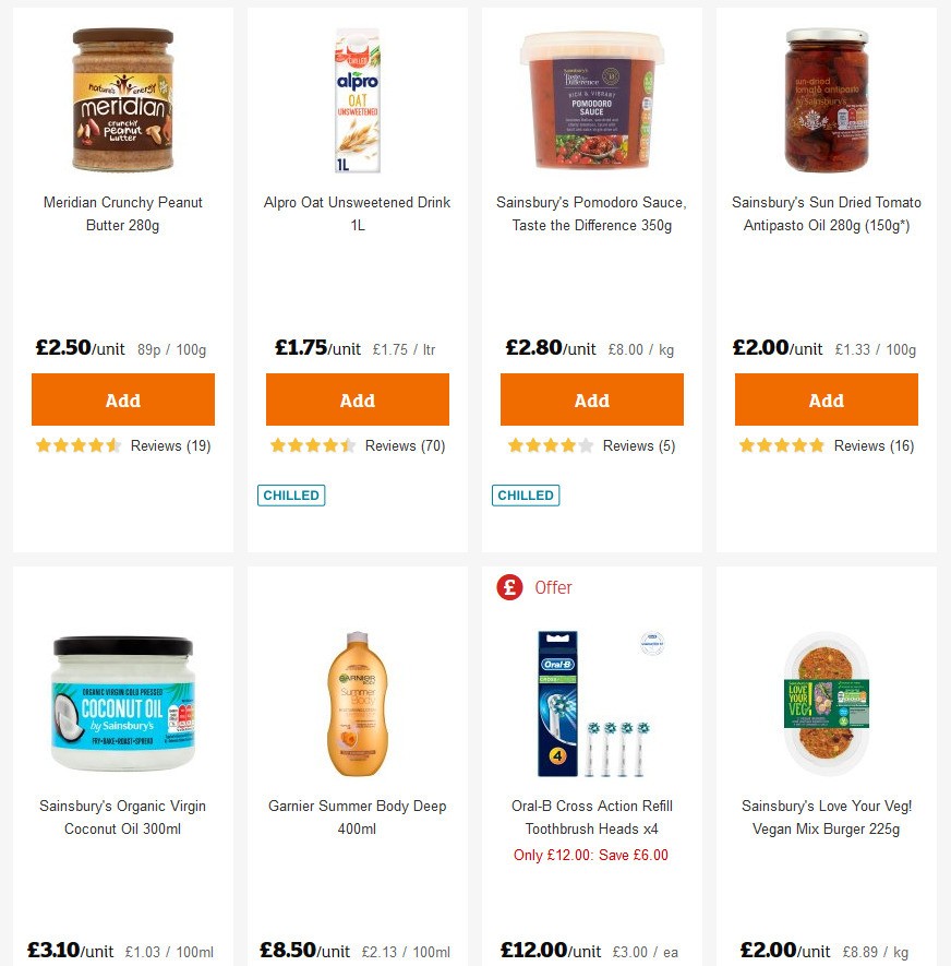 Sainsbury's Offers from 27 March