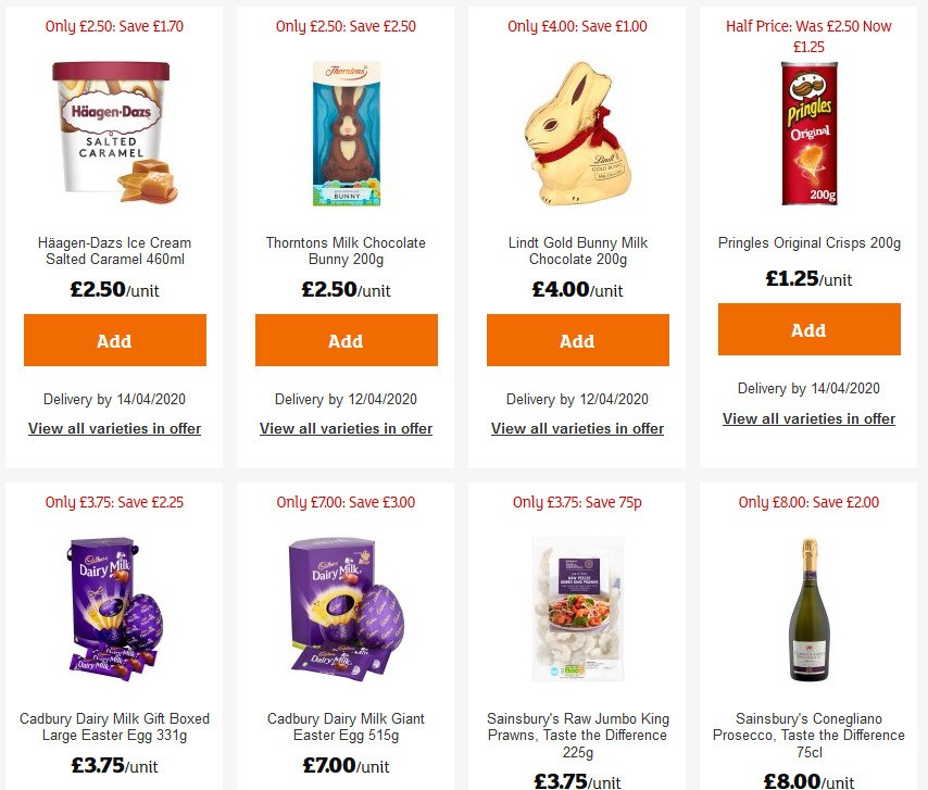 Sainsbury's Offers from 3 April