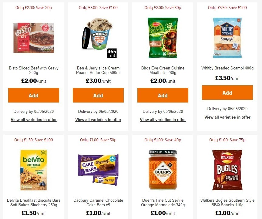 Sainsbury's Offers from 1 May