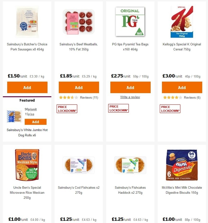 Sainsbury's Offers from 1 May