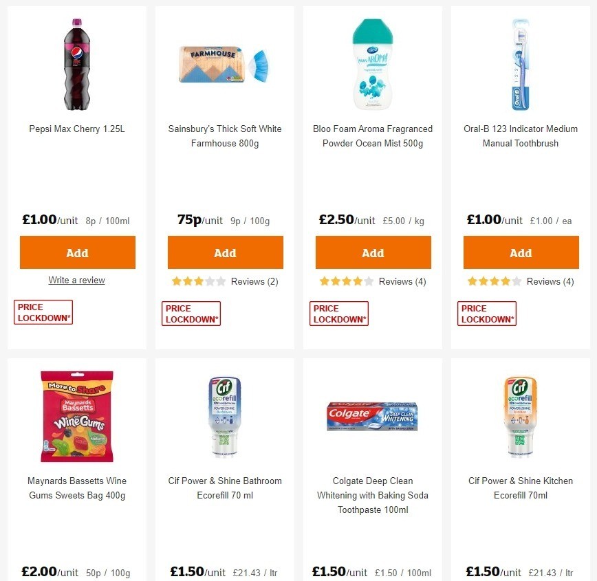 Sainsbury's Offers from 1 May