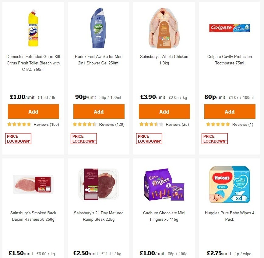 Sainsbury's Offers from 1 May