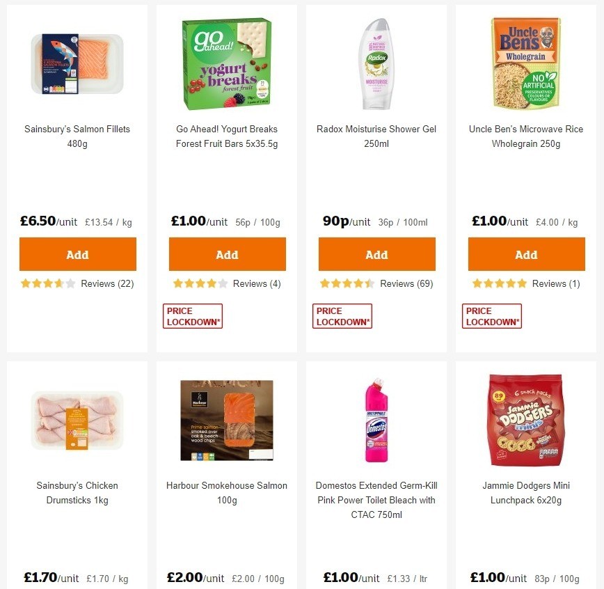 Sainsbury's Offers from 1 May