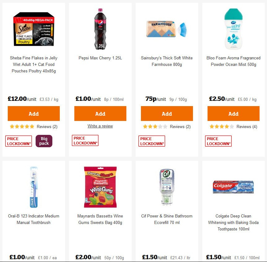 Sainsbury's Offers from 15 May