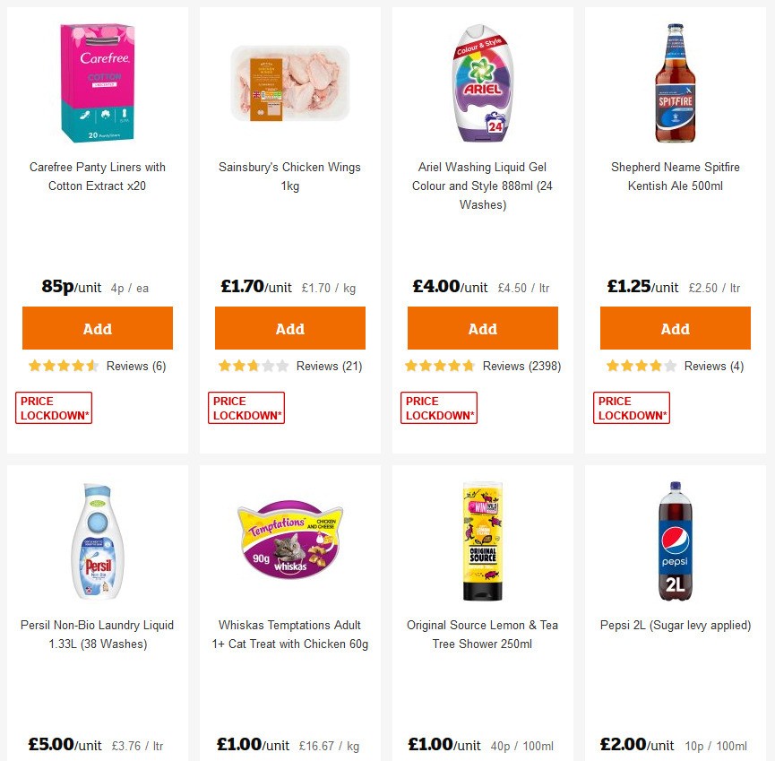 Sainsbury's Offers from 15 May