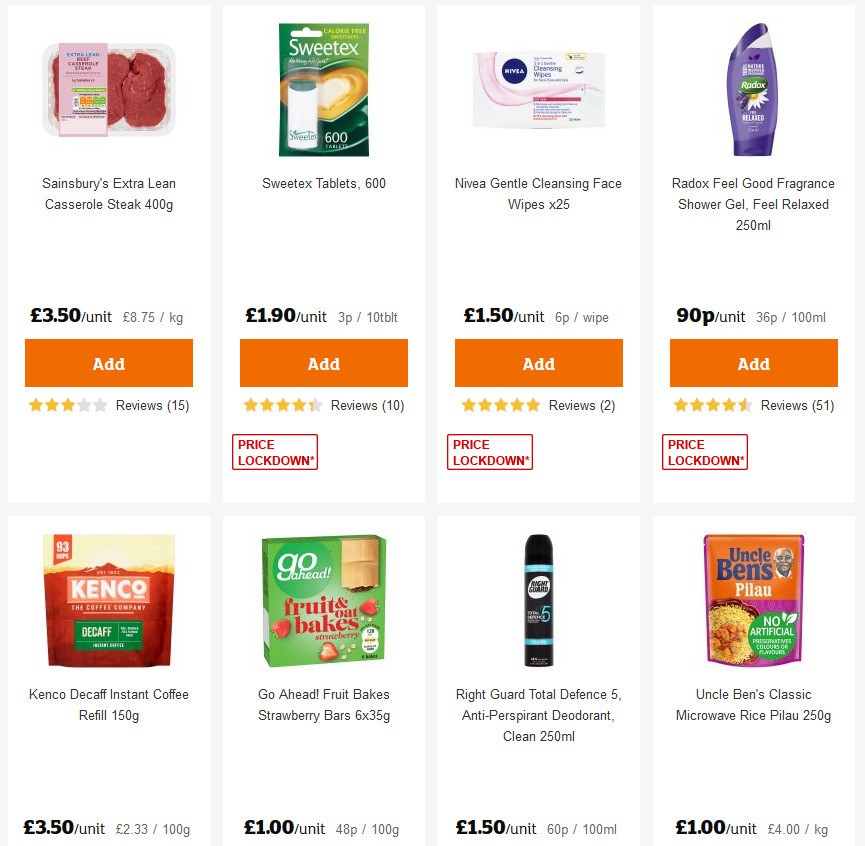 Sainsbury's Offers from 15 May