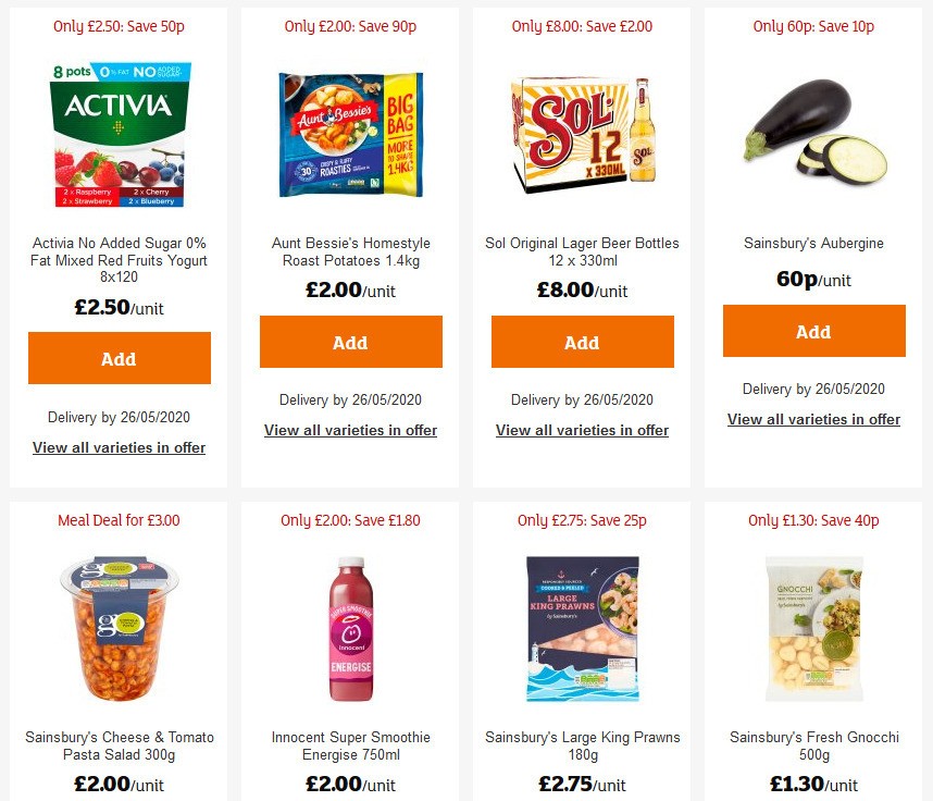 Sainsbury's Offers from 15 May