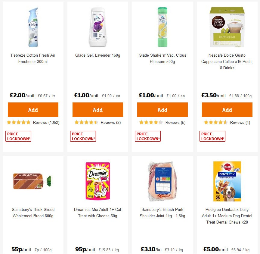 Sainsbury's Offers from 15 May