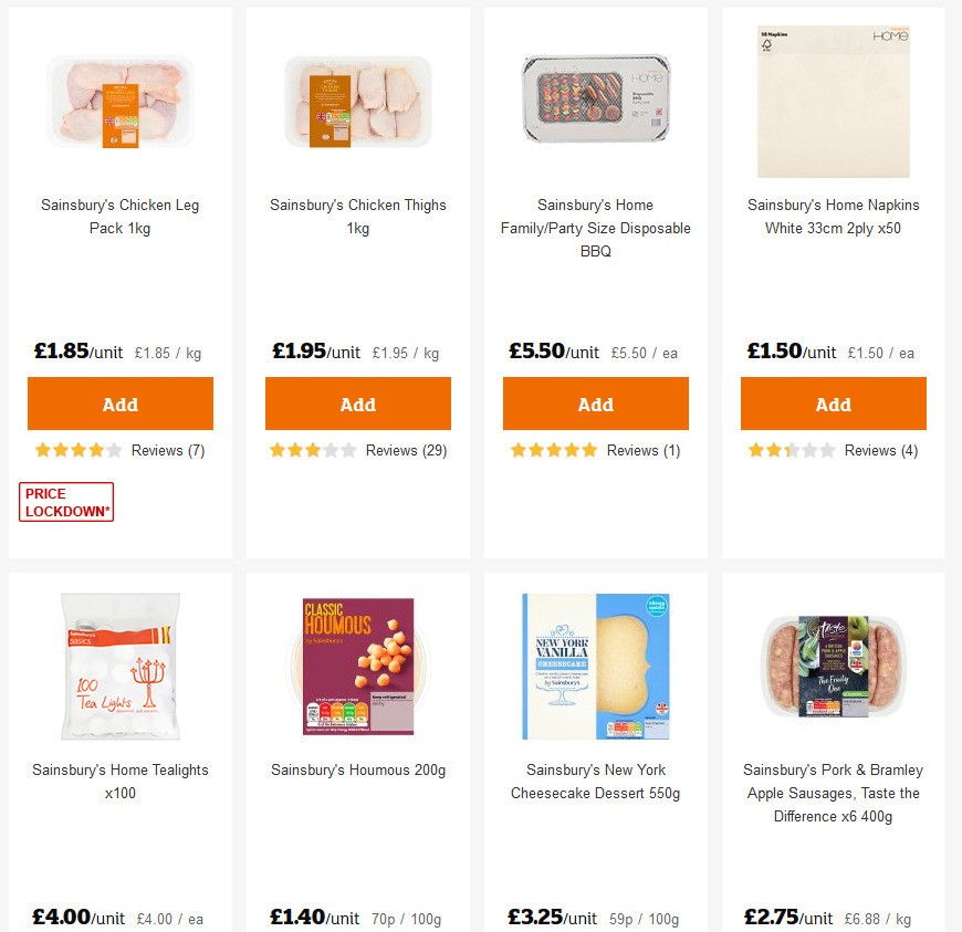 Sainsbury's Offers from 29 May