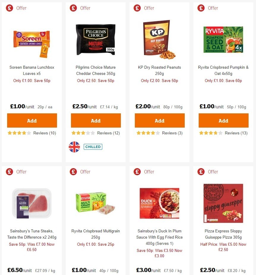 Sainsbury's Offers from 5 June