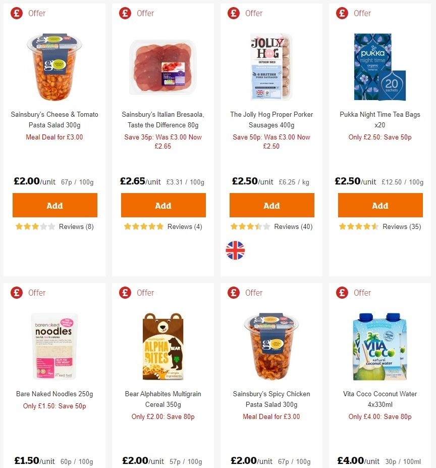 Sainsbury's Offers from 5 June