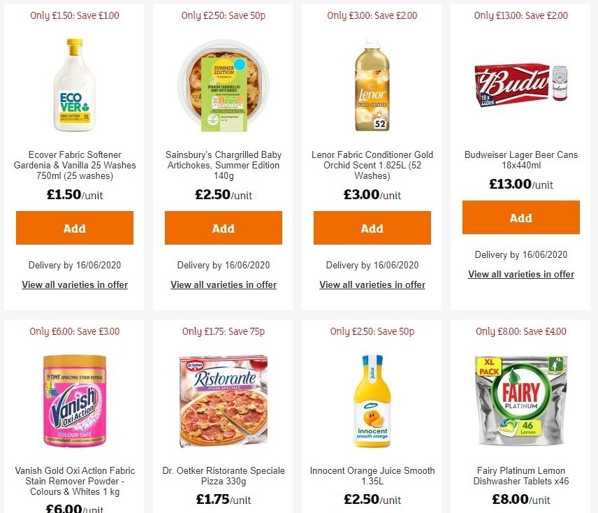 Sainsbury's Offers from 5 June