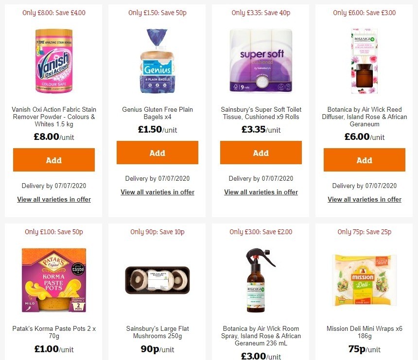 Sainsbury's Offers from 19 June