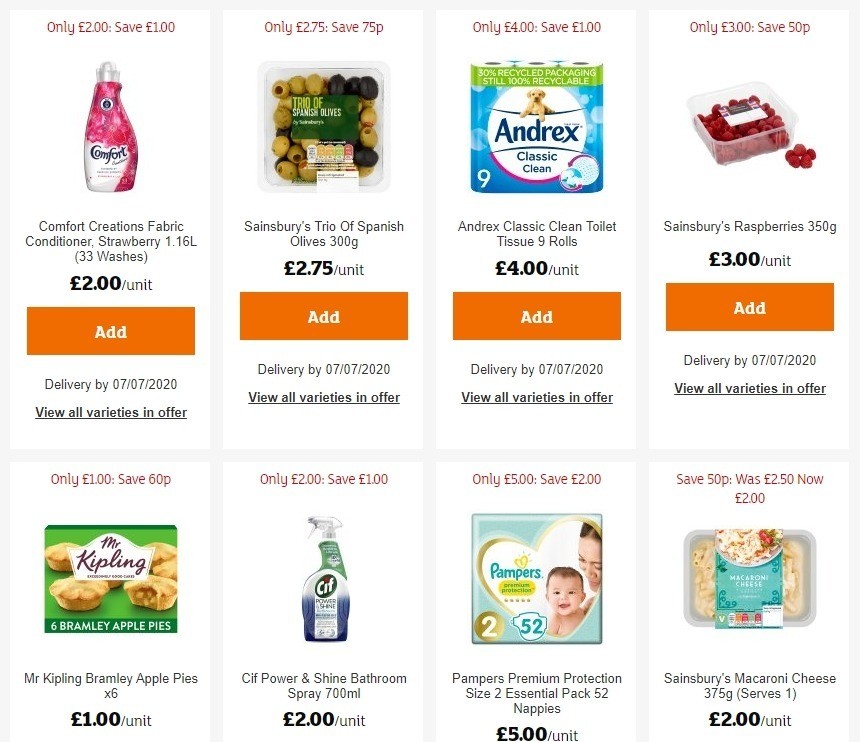 Sainsbury's Offers from 19 June