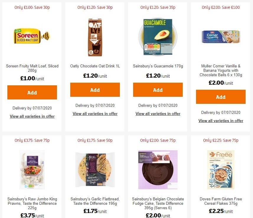 Sainsbury's Offers from 19 June