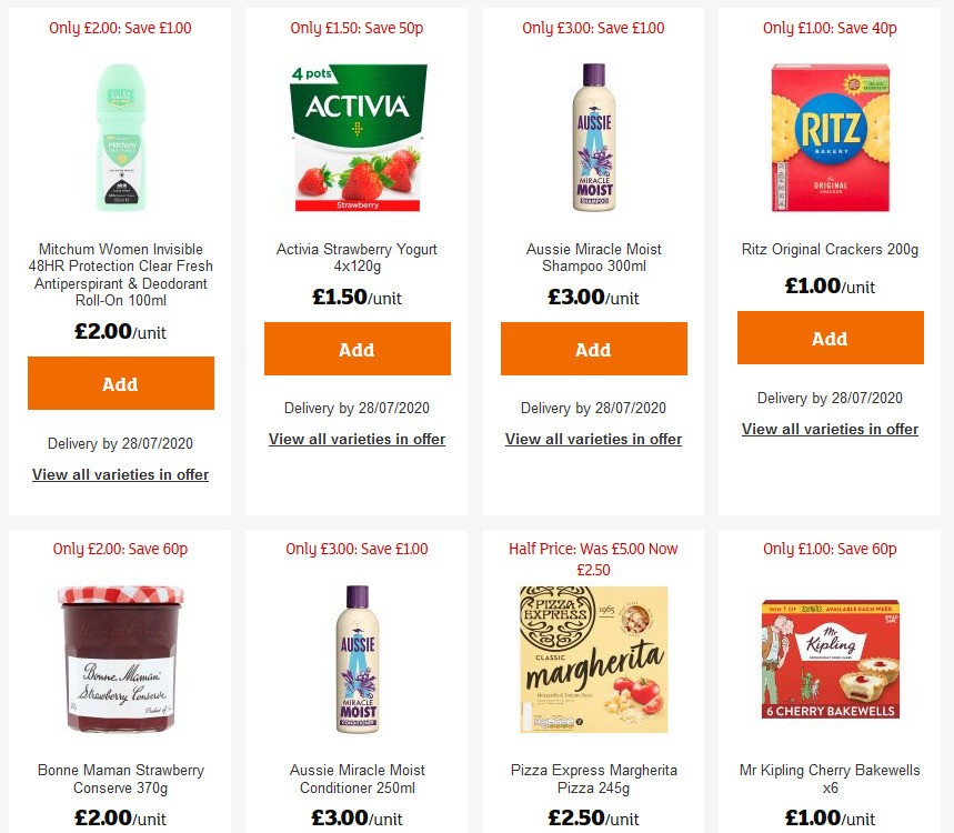 Sainsbury's Offers from 24 July