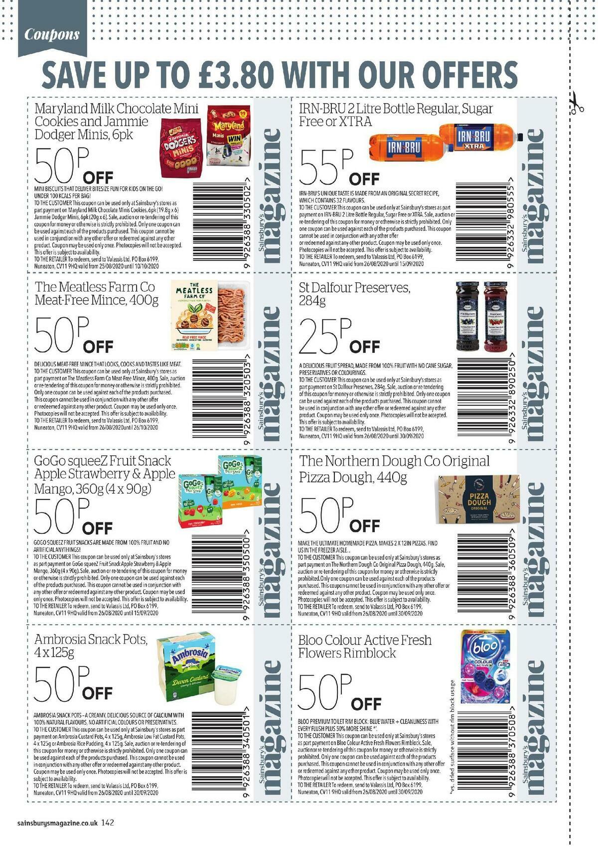 Sainsbury's Magazine September Offers from 1 September