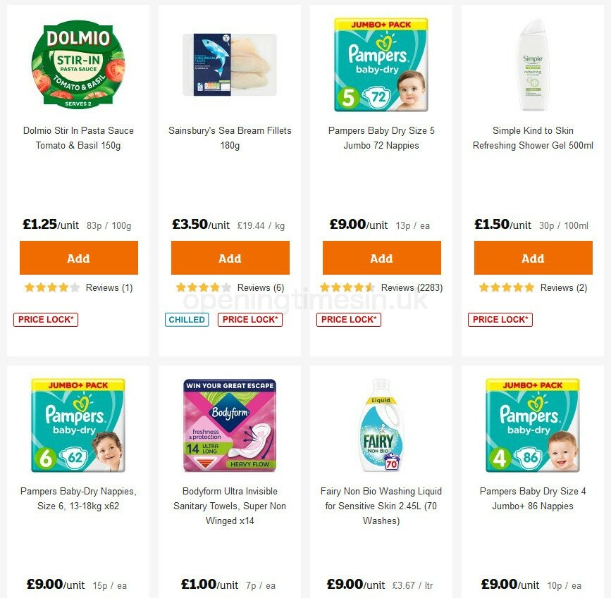 Sainsbury's Offers from 11 September