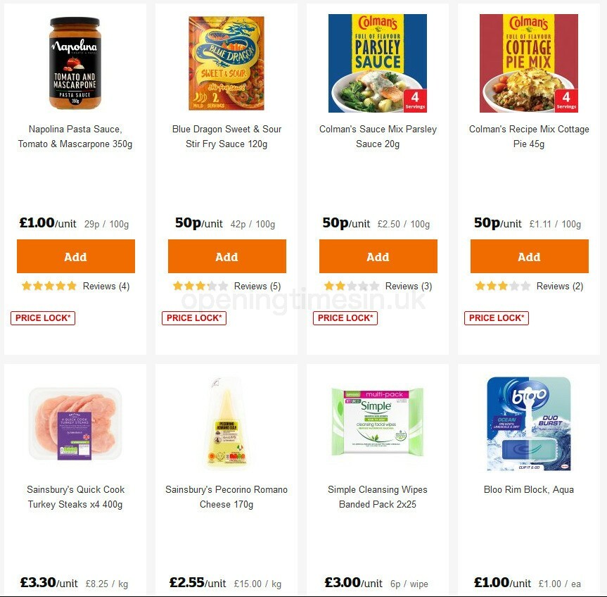 Sainsbury's Offers from 18 September