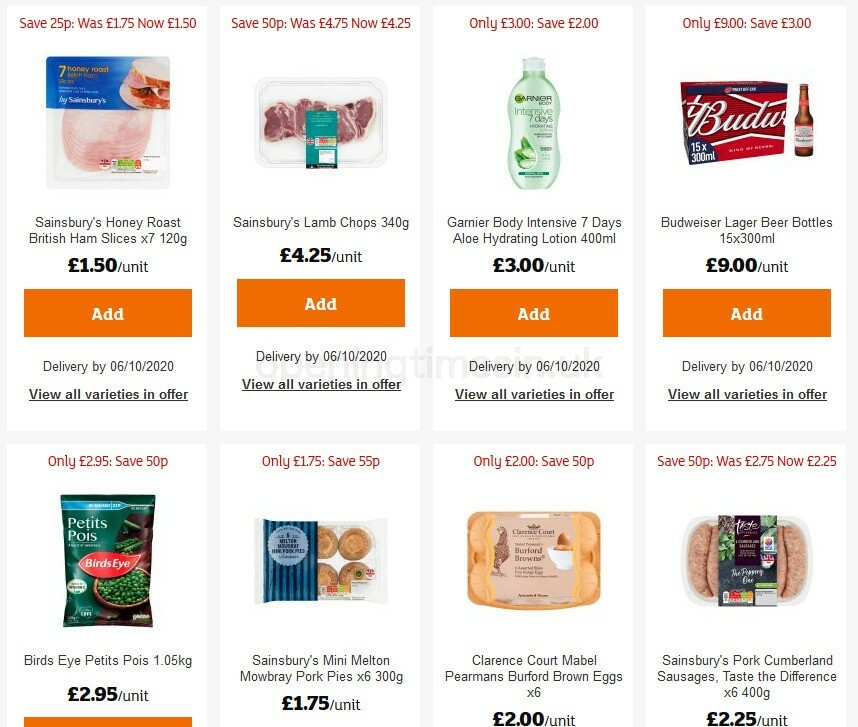 Sainsbury's Offers from 18 September