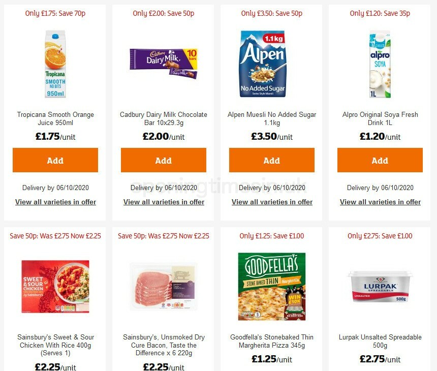 Sainsbury's Offers from 18 September