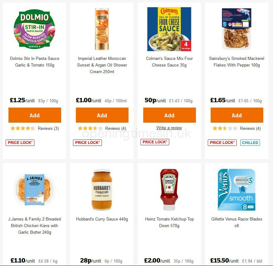 Sainsbury's Offers from 25 September