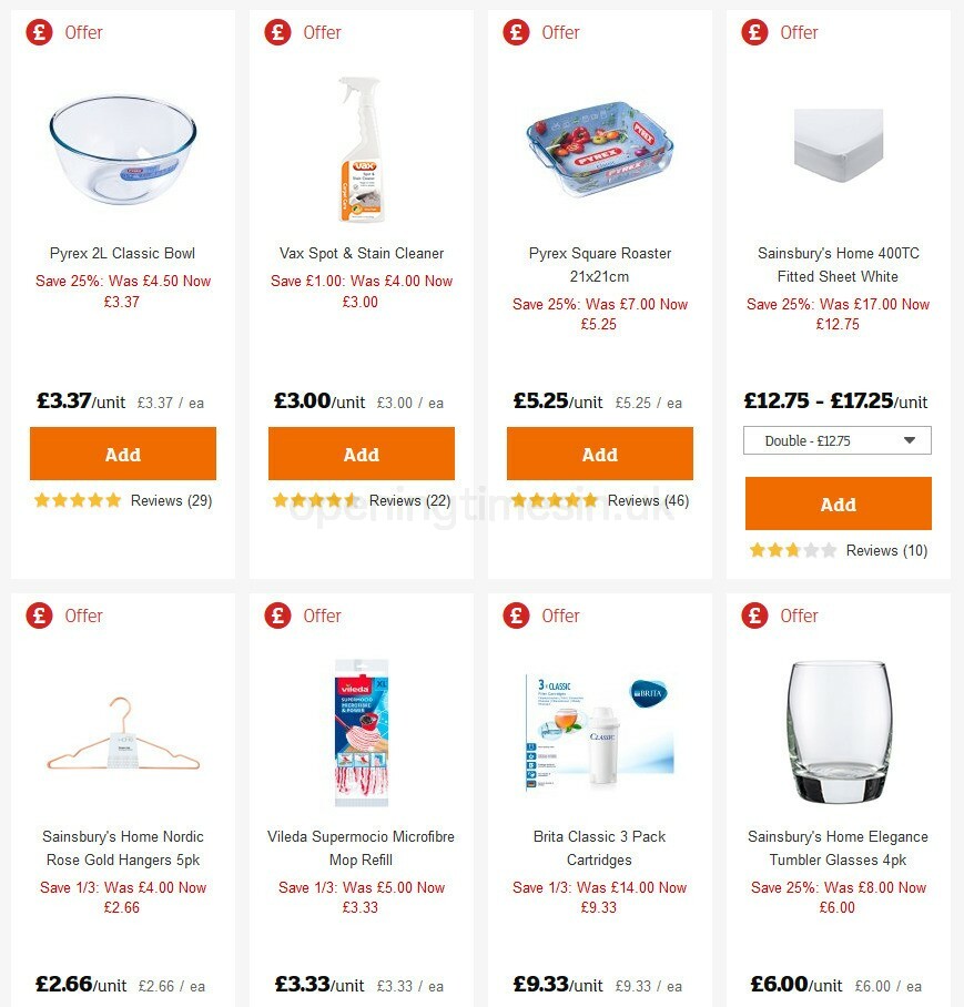 Sainsbury's Offers from 25 September