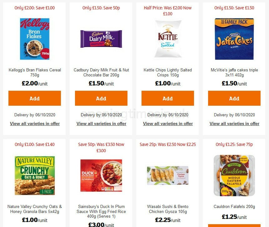 Sainsbury's Offers from 25 September